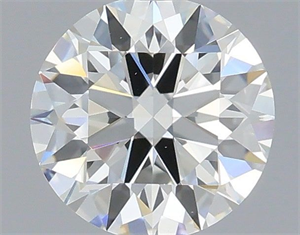 Picture of Natural Diamond 0.60 Carats, Round with Excellent Cut, I Color, VVS2 Clarity and Certified by IGI