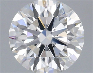 Picture of Lab Grown Diamond 1.01 Carats, Round with Ideal Cut, D Color, VVS2 Clarity and Certified by IGI