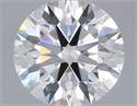 Lab Grown Diamond 1.01 Carats, Round with Ideal Cut, E Color, VVS2 Clarity and Certified by IGI
