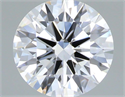 Lab Grown Diamond 1.01 Carats, Round with Ideal Cut, D Color, VVS2 Clarity and Certified by IGI