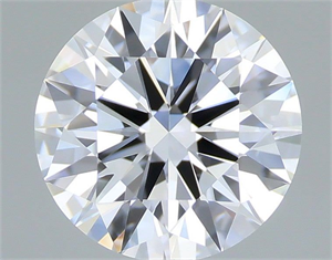Picture of Lab Grown Diamond 1.01 Carats, Round with Ideal Cut, D Color, VVS2 Clarity and Certified by IGI