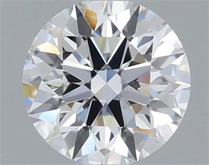 Picture of Lab Grown Diamond 1.02 Carats, Round with Ideal Cut, D Color, VVS2 Clarity and Certified by IGI