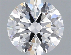 Picture of Lab Grown Diamond 1.02 Carats, Round with Ideal Cut, D Color, VVS2 Clarity and Certified by IGI
