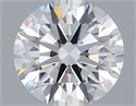 Lab Grown Diamond 1.02 Carats, Round with Ideal Cut, D Color, VVS2 Clarity and Certified by IGI