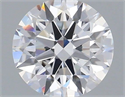 Lab Grown Diamond 1.03 Carats, Round with Ideal Cut, D Color, VVS2 Clarity and Certified by IGI