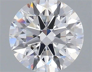 Picture of Lab Grown Diamond 1.03 Carats, Round with Ideal Cut, D Color, VVS2 Clarity and Certified by IGI