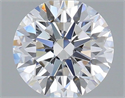 Lab Grown Diamond 1.02 Carats, Round with Ideal Cut, D Color, VVS2 Clarity and Certified by IGI