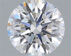 Picture of Lab Grown Diamond 1.02 Carats, Round with Ideal Cut, D Color, VVS2 Clarity and Certified by IGI