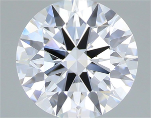 Picture of Lab Grown Diamond 1.02 Carats, Round with Ideal Cut, D Color, VVS2 Clarity and Certified by IGI