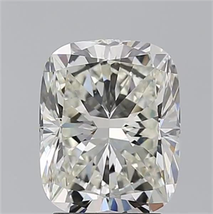 Foto Diamante Natural 3.02 quilates, Del cojín , Color J, claridad VS1 y certificado GIA de