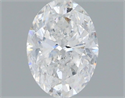 Natural Diamond 0.70 Carats, Oval with  Cut, F Color, SI2 Clarity and Certified by IGI