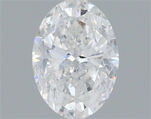 Picture of Natural Diamond 0.70 Carats, Oval with  Cut, F Color, SI2 Clarity and Certified by IGI