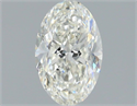 Natural Diamond 0.90 Carats, Oval with  Cut, I Color, VS2 Clarity and Certified by IGI