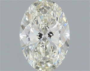 Picture of Natural Diamond 0.70 Carats, Oval with  Cut, J Color, SI1 Clarity and Certified by IGI
