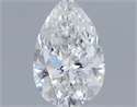 Diamante Natural 0.54 quilates, De pera , Color F, claridad SI1 y certificado IGI