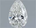 Diamante Natural 0.40 quilates, De pera , Color H, claridad SI1 y certificado IGI