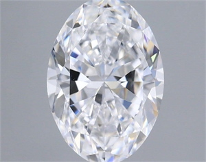 Picture of Natural Diamond 1.00 Carats, Oval with  Cut, D Color, VVS2 Clarity and Certified by GIA