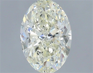 Foto Diamante Natural 1.00 quilates, Ovalado , Color J, claridad SI2 y certificado IGI de
