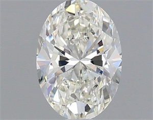 Picture of Natural Diamond 0.52 Carats, Oval with  Cut, H Color, IF Clarity and Certified by IGI