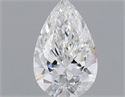 Natural Diamond 0.50 Carats, Pear with  Cut, E Color, SI2 Clarity and Certified by IGI