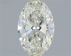 Picture of Natural Diamond 0.54 Carats, Oval with  Cut, I Color, IF Clarity and Certified by IGI