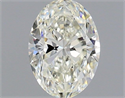 Diamante Natural 0.80 quilates, Ovalado , Color J, claridad VVS2 y certificado IGI