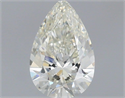 Natural Diamond 0.50 Carats, Pear with  Cut, H Color, VVS1 Clarity and Certified by IGI