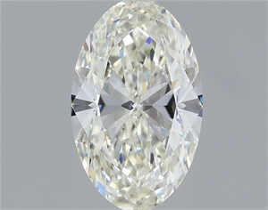 Picture of Natural Diamond 0.61 Carats, Oval with  Cut, I Color, VVS1 Clarity and Certified by IGI