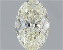 Diamante Natural 0.51 quilates, Ovalado , Color K, claridad VVS1 y certificado IGI