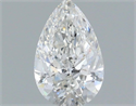 Natural Diamond 0.51 Carats, Pear with  Cut, F Color, SI1 Clarity and Certified by IGI