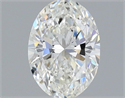 Natural Diamond 0.50 Carats, Oval with  Cut, G Color, VS1 Clarity and Certified by IGI