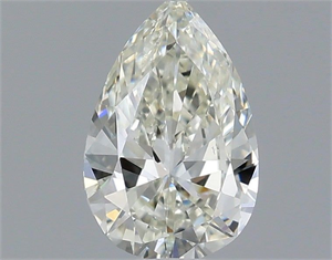 Picture of Natural Diamond 0.50 Carats, Pear with  Cut, I Color, SI1 Clarity and Certified by IGI