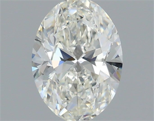 Picture of Natural Diamond 0.60 Carats, Oval with  Cut, H Color, VVS2 Clarity and Certified by IGI