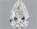 Natural Diamond 0.50 Carats, Pear with  Cut, G Color, SI1 Clarity and Certified by IGI