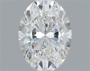 Picture of Natural Diamond 0.50 Carats, Oval with  Cut, F Color, VVS2 Clarity and Certified by IGI