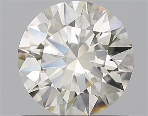 Picture of Natural Diamond 0.70 Carats, Round with Excellent Cut, K Color, VS1 Clarity and Certified by GIA