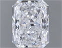 Natural Diamond 0.50 Carats, Radiant with  Cut, D Color, SI1 Clarity and Certified by GIA