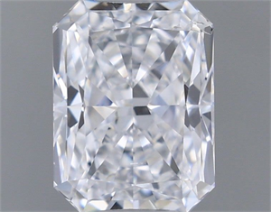 Picture of Natural Diamond 0.50 Carats, Radiant with  Cut, D Color, SI1 Clarity and Certified by GIA