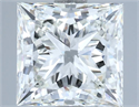 Natural Diamond 4.01 Carats, Princess with  Cut, H Color, VS2 Clarity and Certified by IGI