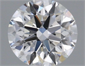 Del inventario de diamantes de laboratorio, 0.72 quilates, Redondo , Color D, claridad VVS2 y certificado IGI