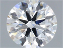 Lab Grown Diamond 1.40 Carats, Round with Ideal Cut, E Color, VS2 Clarity and Certified by IGI