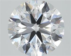 Picture of Lab Grown Diamond 1.05 Carats, Round with Ideal Cut, E Color, VS1 Clarity and Certified by IGI