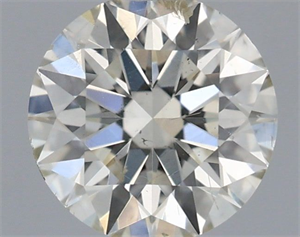 Picture of Natural Diamond 0.40 Carats, Round with Excellent Cut, I Color, SI2 Clarity and Certified by IGI