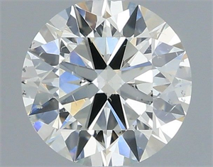 Picture of Natural Diamond 0.40 Carats, Round with Excellent Cut, I Color, SI2 Clarity and Certified by IGI