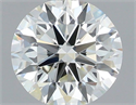 Natural Diamond 0.70 Carats, Round with Excellent Cut, J Color, VS1 Clarity and Certified by IGI