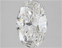 Natural Diamond 3.01 Carats, Oval with  Cut, E Color, SI1 Clarity and Certified by GIA