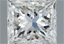 Natural Diamond 1.20 Carats, Princess with  Cut, J Color, VS2 Clarity and Certified by GIA
