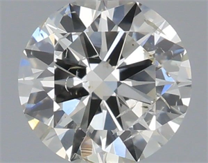 Picture of Natural Diamond 0.40 Carats, Round with Very Good Cut, I Color, SI2 Clarity and Certified by IGI