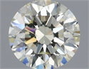 Natural Diamond 1.17 Carats, Round with Excellent Cut, N Color, SI1 Clarity and Certified by GIA