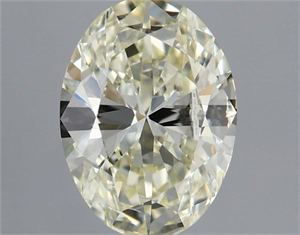 Picture of Natural Diamond 1.00 Carats, Oval with  Cut, M Color, VVS1 Clarity and Certified by IGI